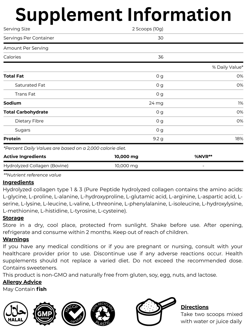 Collagen Powder Supplement